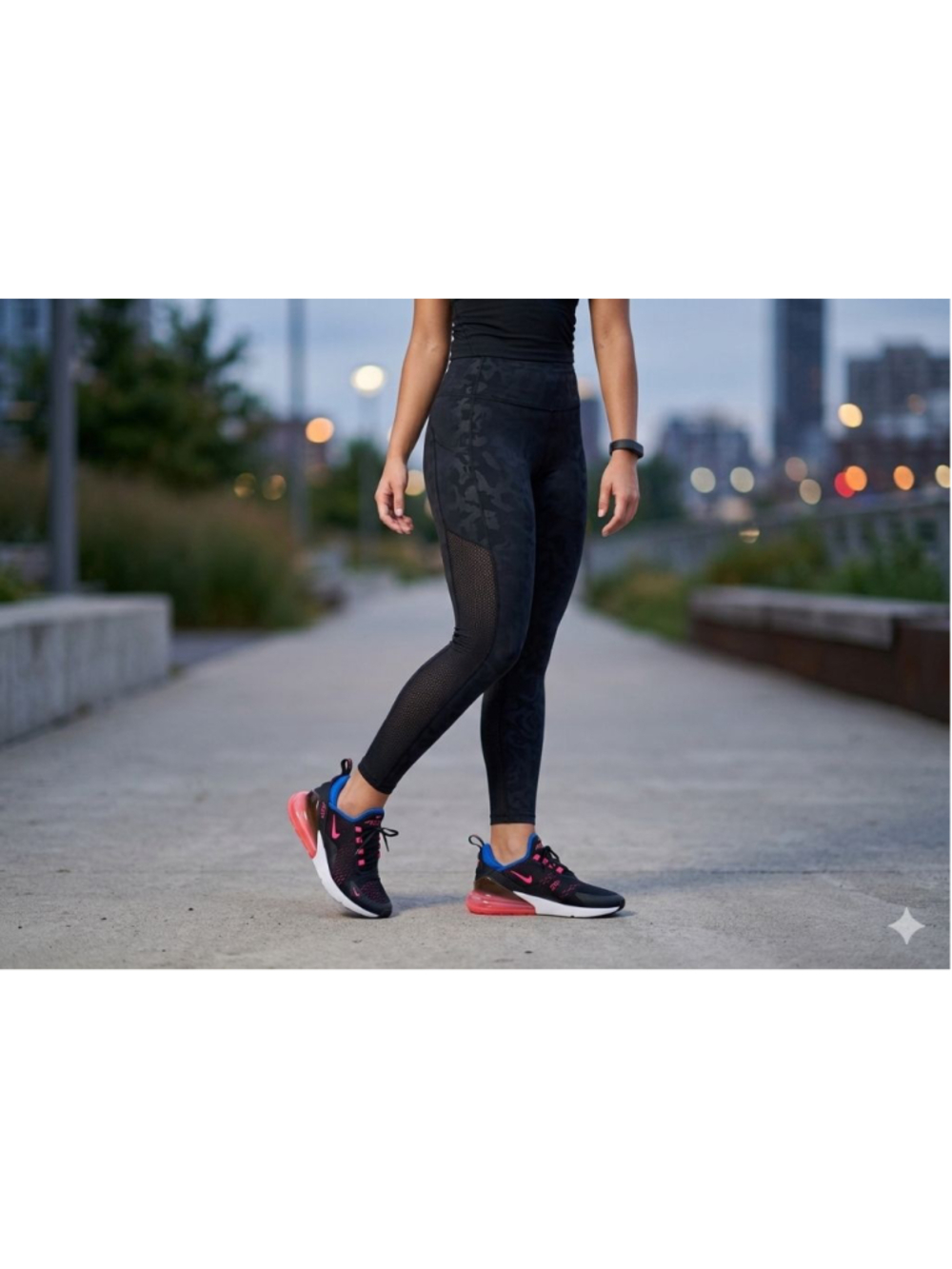 Nike Air Max 270 Womens
Running Shoes Black Pink Racer
Blue DZ4407-600 Size 8 - Picture 6 of 6
